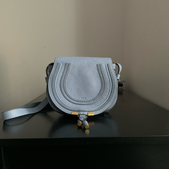 Chloe Handbags - Chloe Marcie Small Leather Saddle Bag